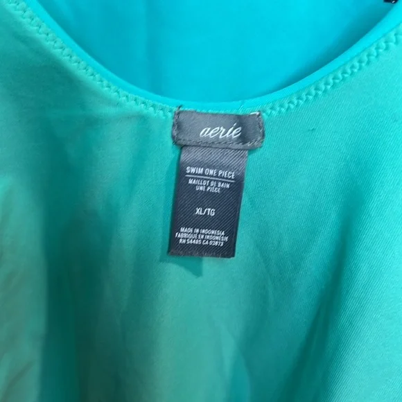 Aerie “Vacay All Day” Swimsuit Tiffany Blue - Picture 9 of 9